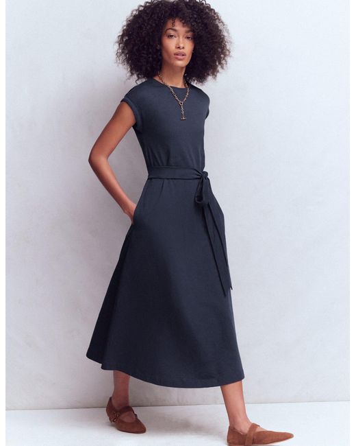 Boden Blue Eve Jersey Midi Dress