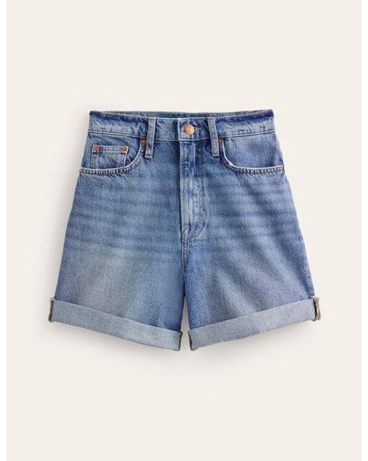 Boden Blue Denim Shorts