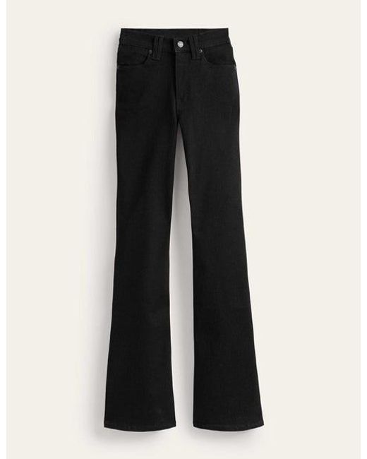Boden Black Schmale jeans mit mittelhohem bund und leichtem schlag