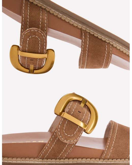 Boden Brown Caryl Double Strap Sandals