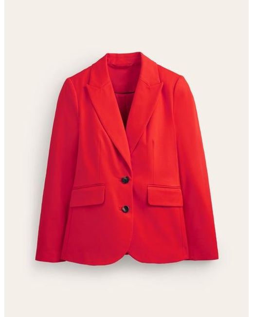 Boden Red Marylebone bi-stretch-blazer