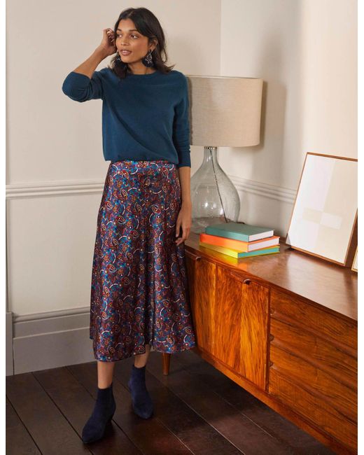 satin midi skirt winter