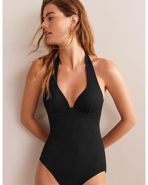 Boden Black Enhancer Swimsuit