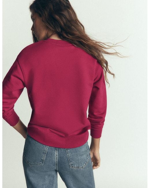 Boden Emi Embroidered Sweatshirt