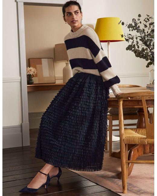 Boden Blue Rachael Skirt