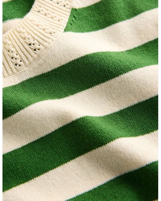 Boden Green Emilia Cotton Crew T-Shirt