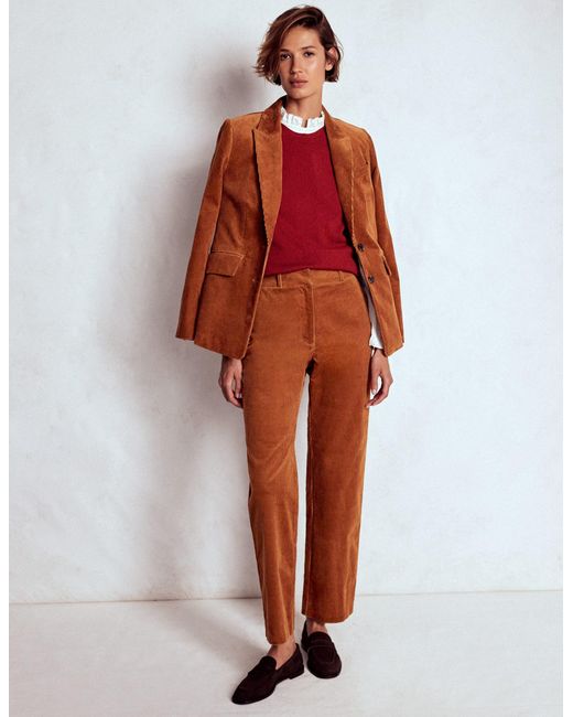 Boden Red Canonbury Cord Trousers