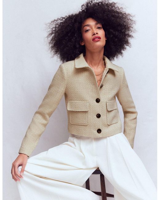 Boden Natural Lisburn Patch Pocket Jacket