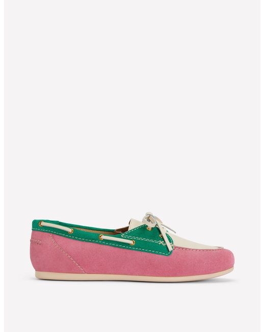 Boden Green Boat Shoes