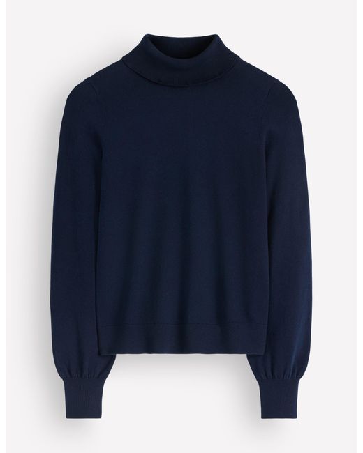 Boden Blue Camilla Roll Neck Sweater