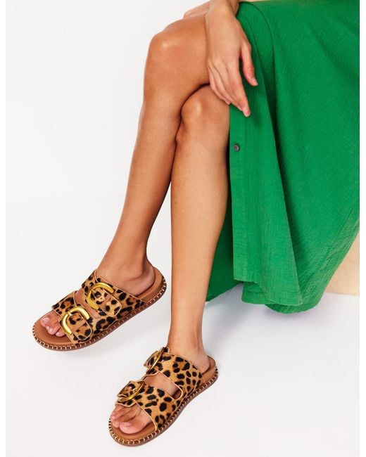 Boden Brown Alberta Footbed Sandals