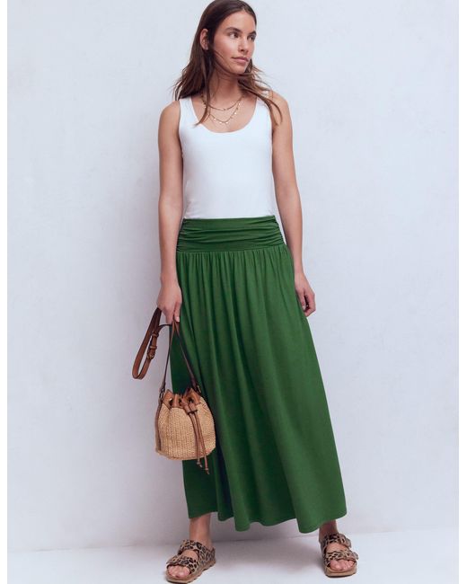 Boden Green Rosaline Jersey Skirt