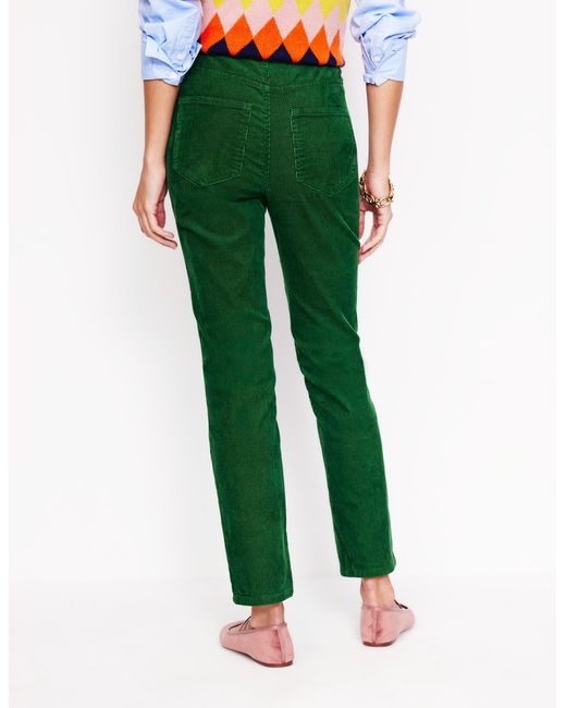 Boden White 5 Pocket Cord Slim Jeans