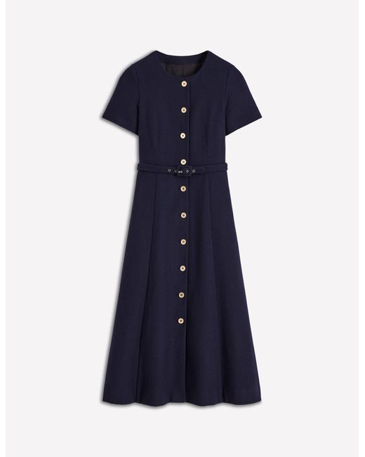 Boden Blue Charlotte Cotton Midi Dress