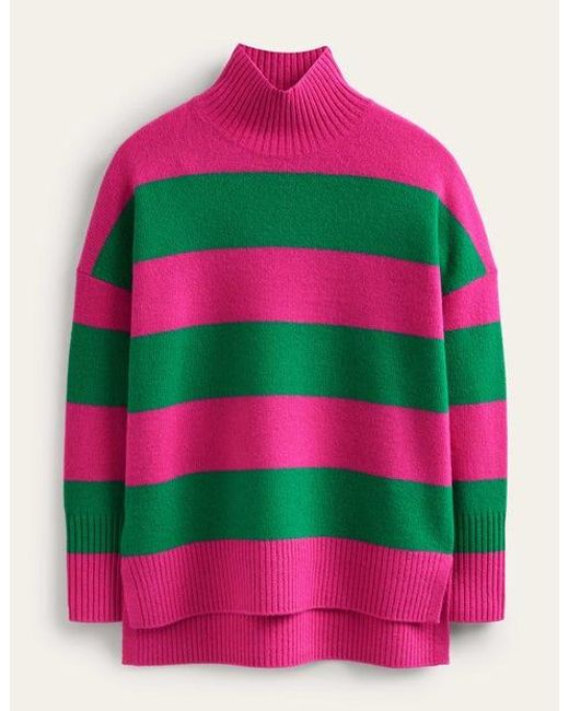 Boden Pink Jessica Oversized Sweater
