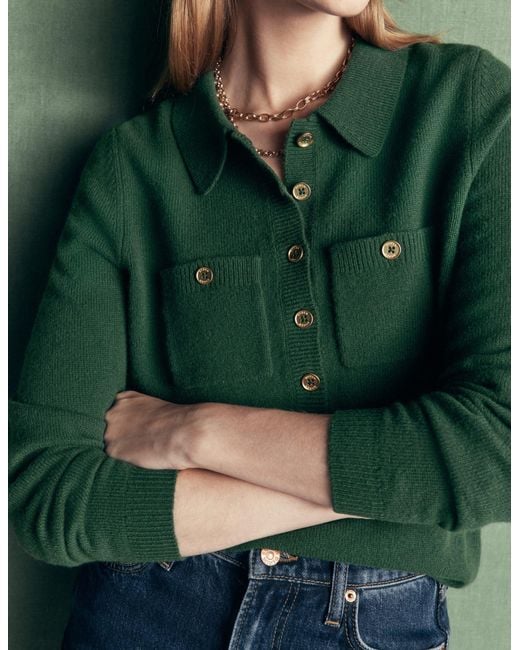 Boden Green Marianne Merino Wool Jumper