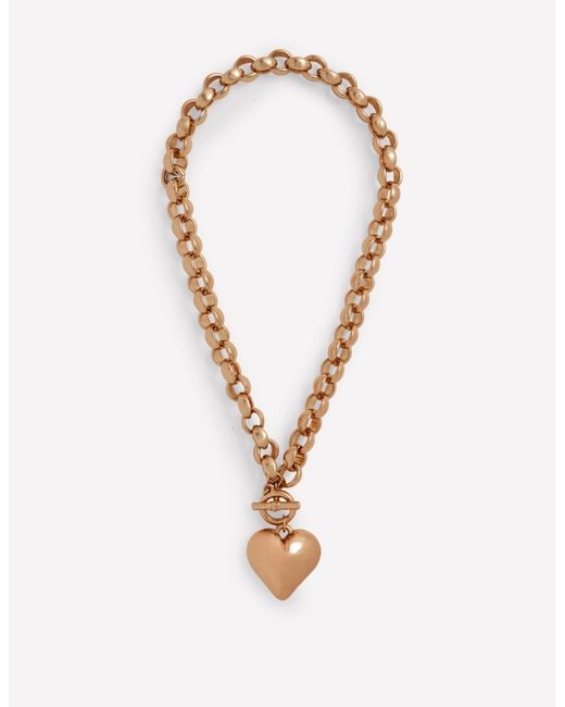 Boden White Chunky Heart Necklace