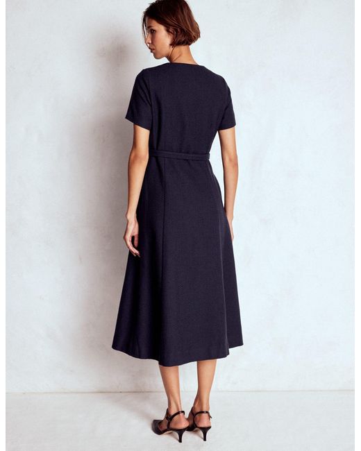 Boden Blue Charlotte Cotton Midi Dress