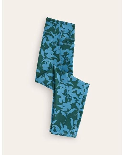 Boden Blue 7/8-Leggings Mit Hohem Bund Und Taschen Damen