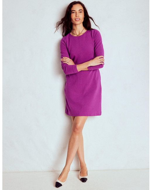 Boden Purple Cornelia Ottoman Dress