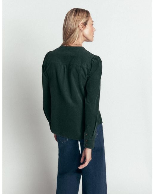Boden Green Thea Cord Shirt