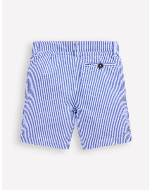 Short En Seersucker-Rayé Style Coutil Bleu Boden pour homme en coloris Blue