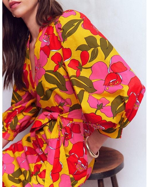 Boden Multicolor Octavia Cotton Dress