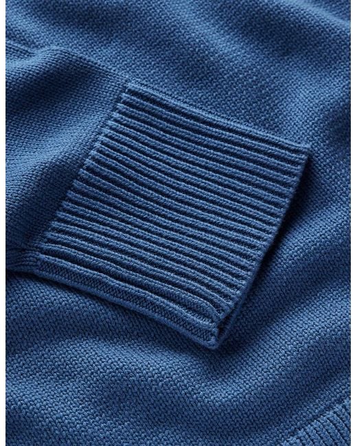 Boden Blue Lucy Relaxed Cotton Jumper