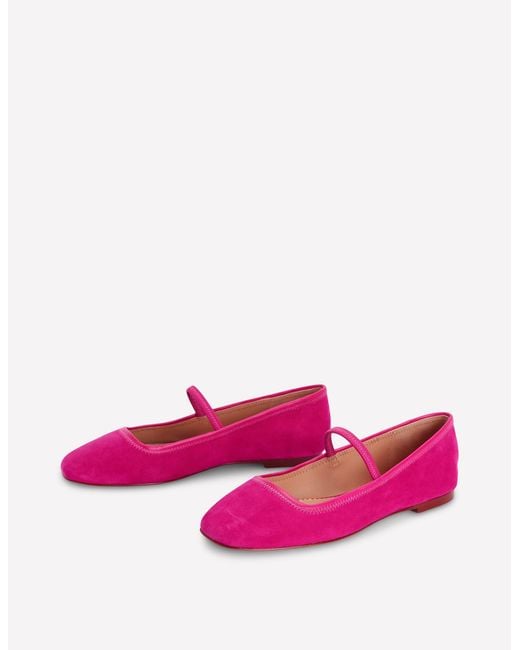 Boden Pink Thea Mary Jane Ballet Flats