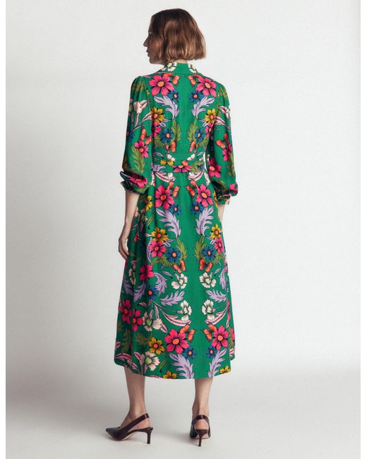 Boden Metallic Maeve Occasion Shirt Dress