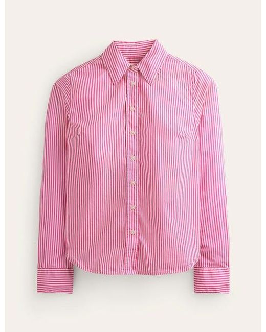 Boden Pink Sienna Cotton Shirt