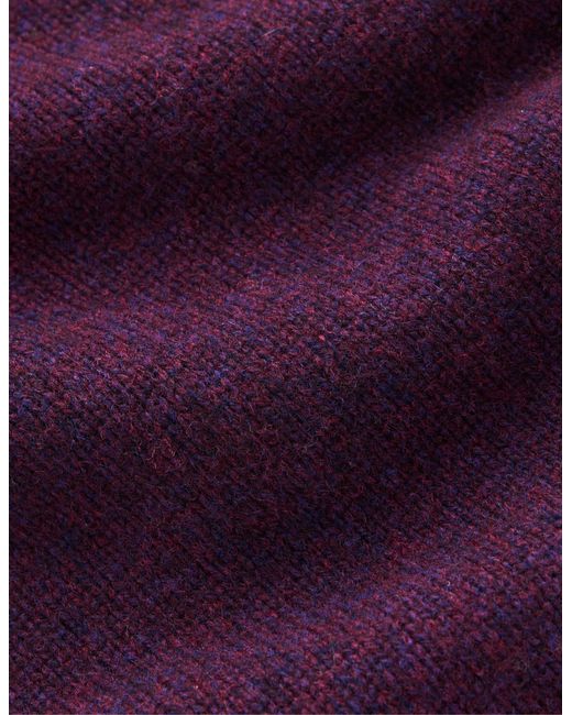 Boden Purple Marta Merino Wool Crew Sweater