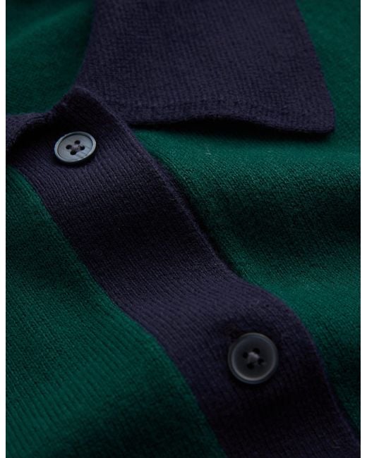 Boden Green Jessica Knitted Shirt Dress