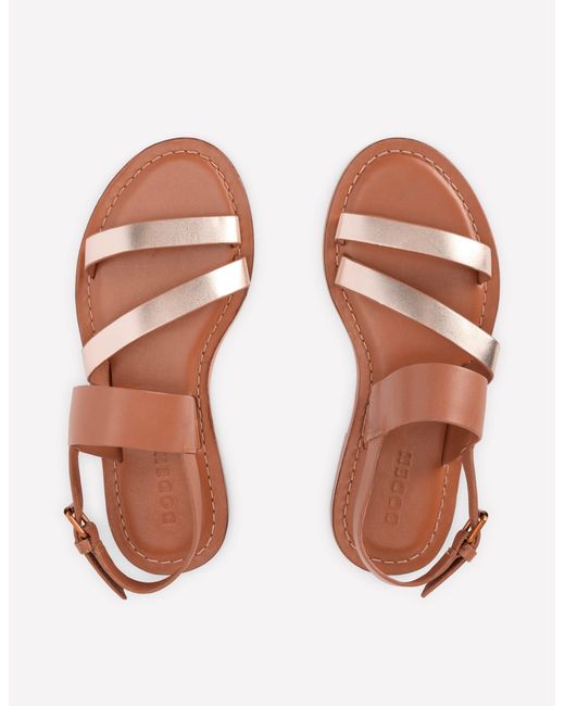 Boden Brown Asymmetric Sandal