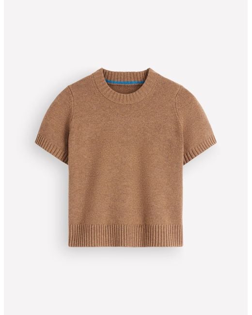 Boden Blue Marta Merino Wool T-Shirt