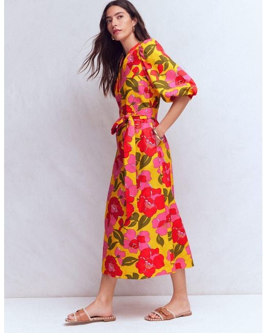 Boden Multicolor Octavia Cotton Dress