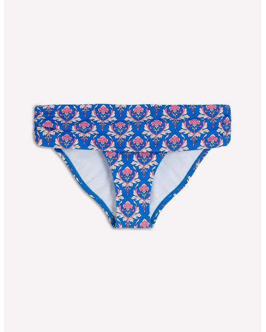 Boden Red Classic Fold Bikini Bottoms