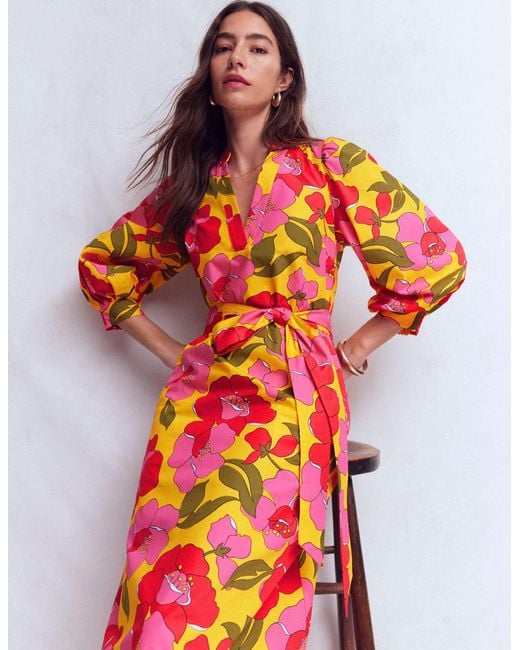 Boden Multicolor Octavia Cotton Dress