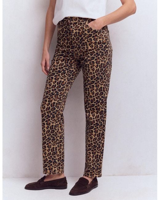 Boden Blue High Rise Straight Jeans