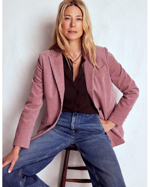 Boden Multicolor Woodbridge Cord Blazer