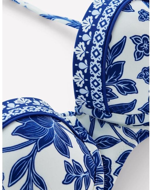 Boden Blue Rhodes Cup Sized Bikini Top