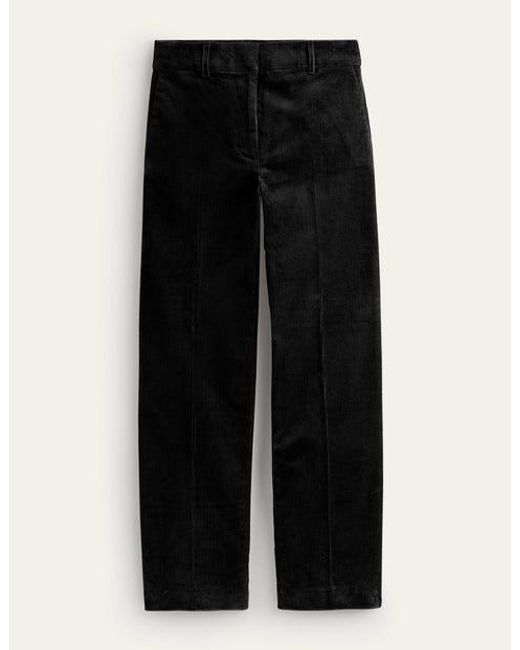 Boden Black Kew Cord Trousers