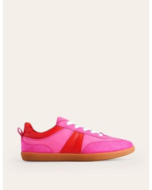 Boden Pink Erin Retro Tennis Sneakers
