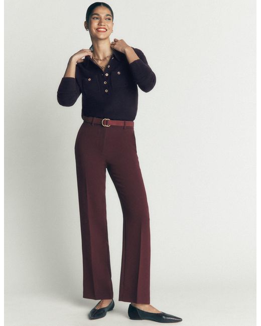 Boden Blue Marianne Merino Wool Jumper