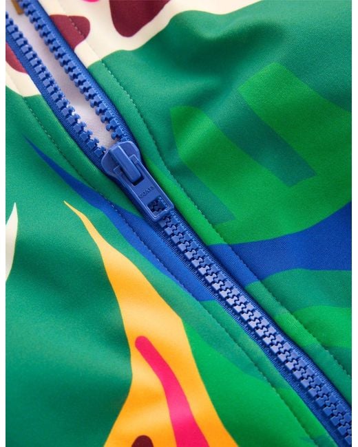 Boden Multicolor Rash Guard Swimsuit