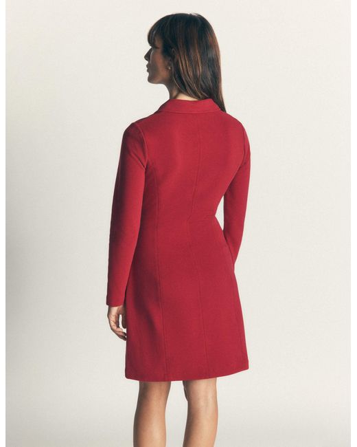 Boden Green Nia Ottoman Long Sleeve Dress