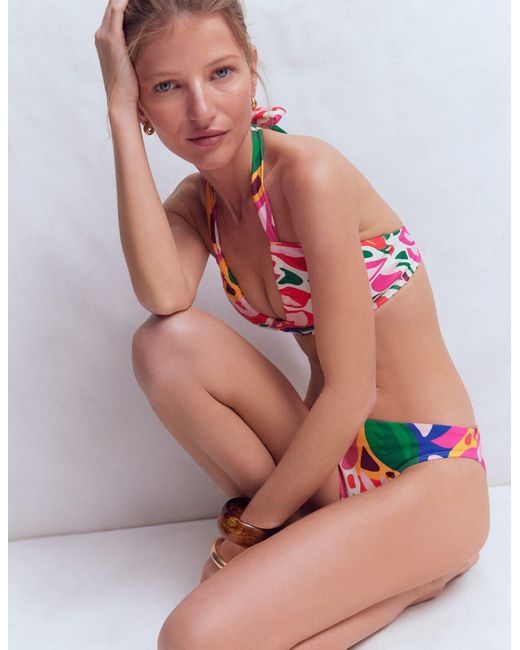 Boden Multicolor Minori Halter Tie Bikini Top
