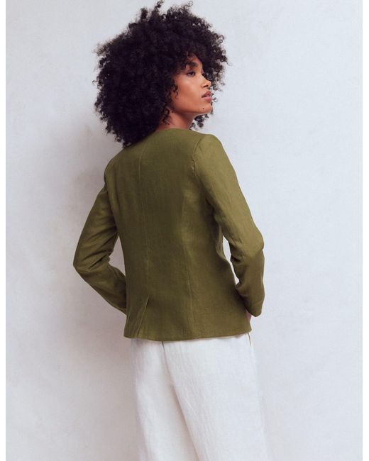 Boden Green Hampstead Linen Blazer