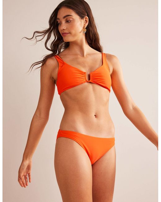Boden Pink Classic Bikini Bottoms