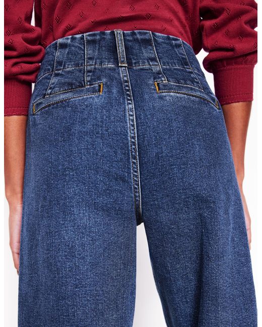 Boden Blue Primrose Cropped Jeans